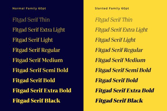 Fitgad Font - Preview 1