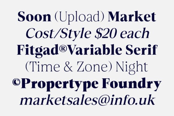 Fitgad Font - Preview 2