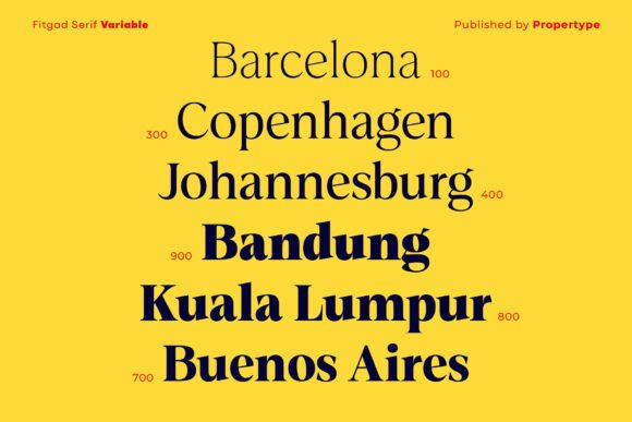 Fitgad Font - Preview 4