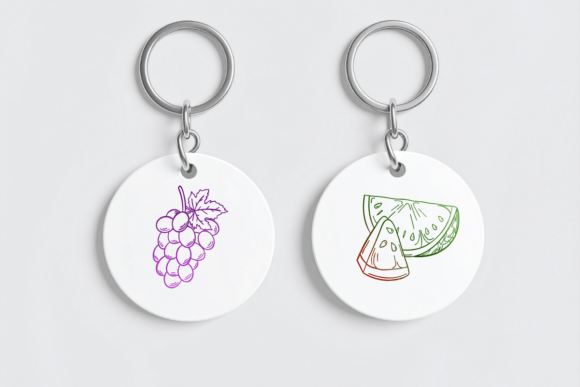 Fruit Vegetables Set Font PNG with transparent background - Preview 5