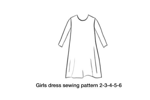 Girls Dress Full Fitted Sleeves