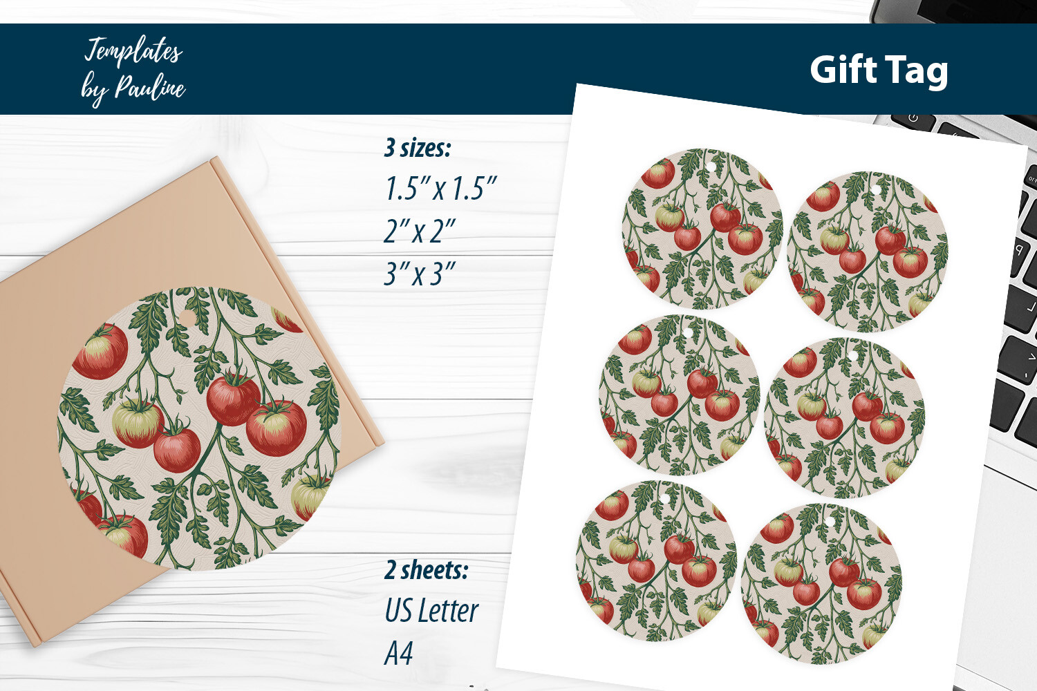 Homestead Gift Tags Print and Cut