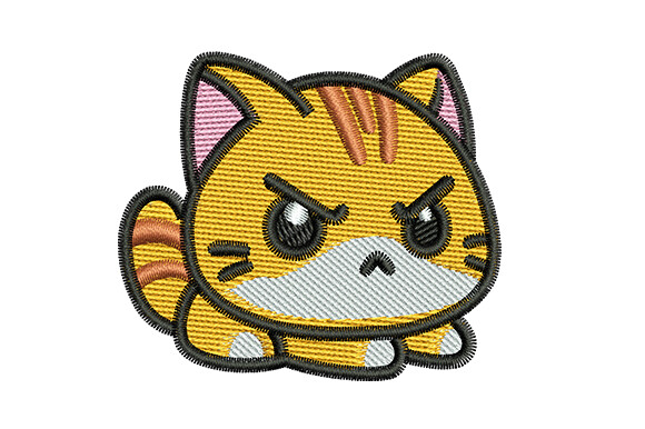 Kawaii Angry Cat