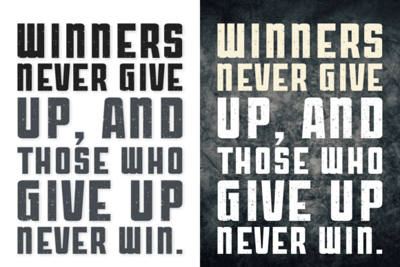 Luxury Grunge Font PNG with transparent background - Preview 1