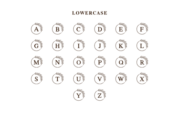 Luxury Wedding Monogram Font PNG with transparent background - Preview 6