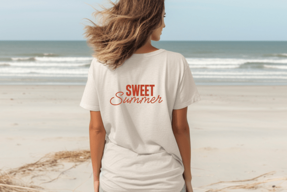 Malibu Surfing Font PNG with transparent background - Preview 4