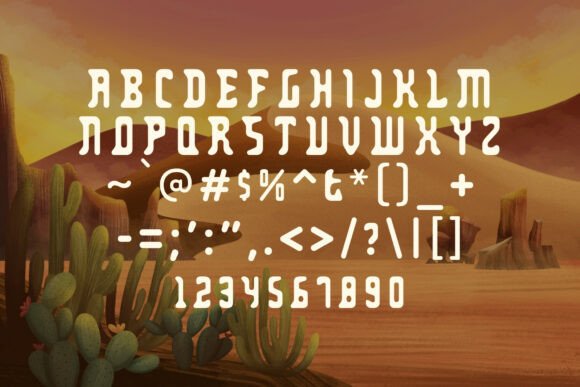 Palo Santo Font PNG with transparent background - Preview 1