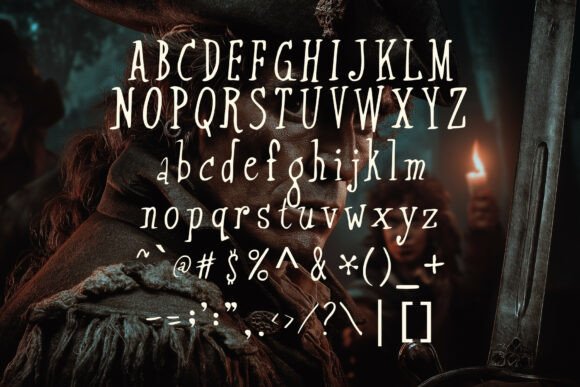 Rough Draft Font PNG with transparent background - Preview 1