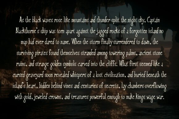 Rough Draft Font PNG with transparent background - Preview 3