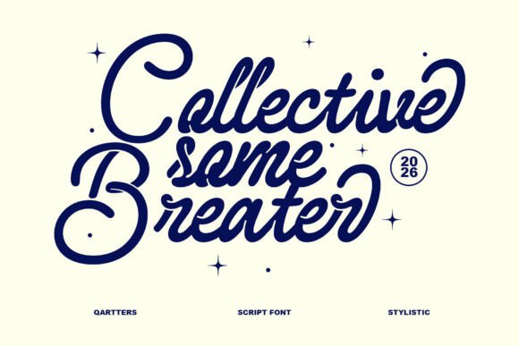 Shina Qatline Font PNG with transparent background - Preview 3