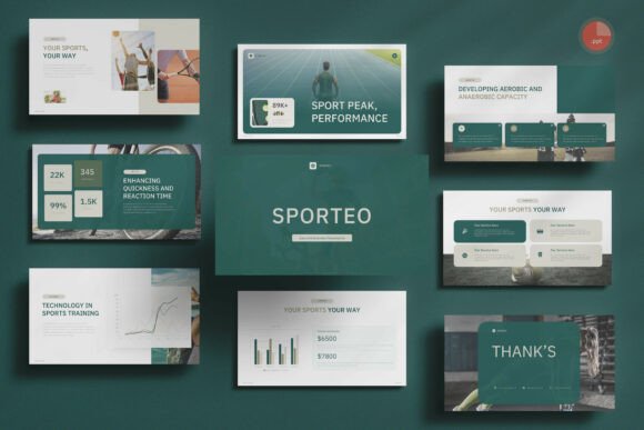 Preview of Sports Training PowerPoint sports presentation template