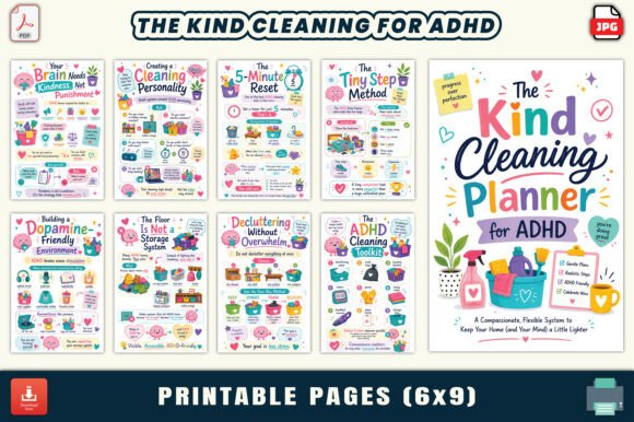 The KIND CLEANING for ADHD