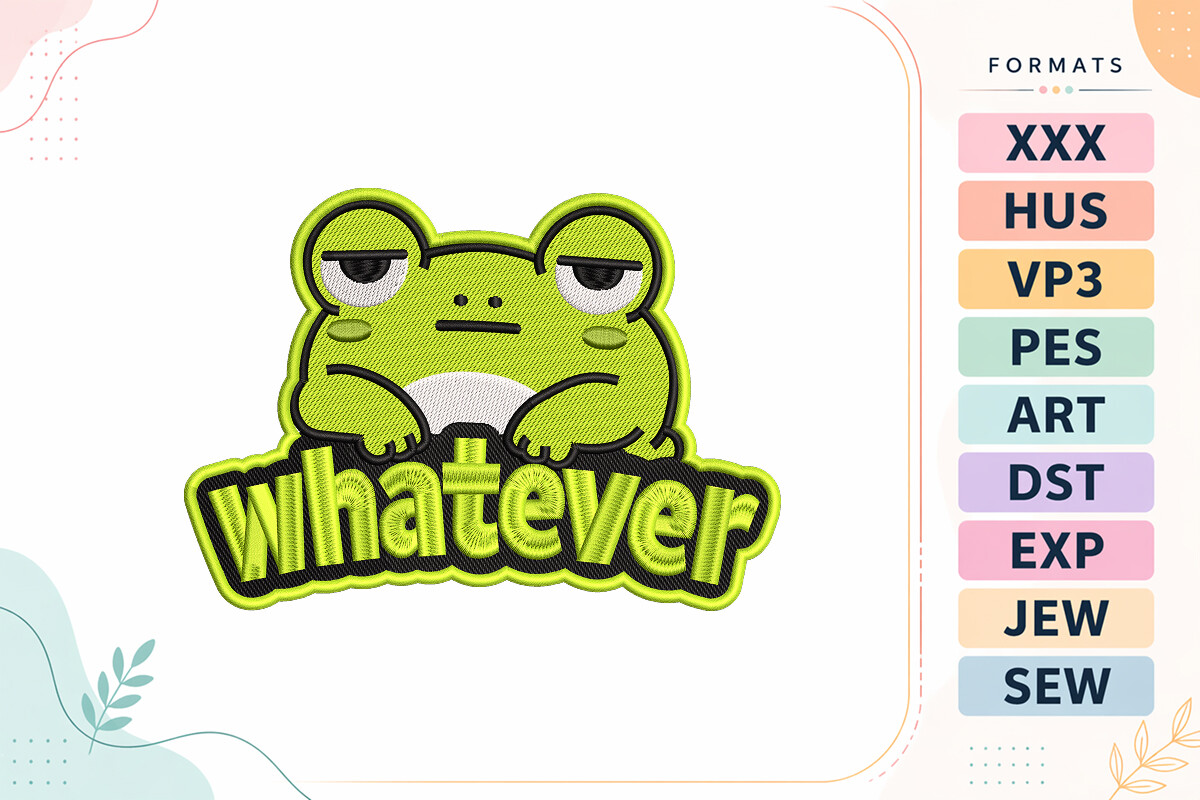 Whatever Frog Animal Quote