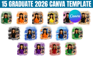 15 Graduate 2026 Editable Canva Template Graphic by Gfx Shaown ...