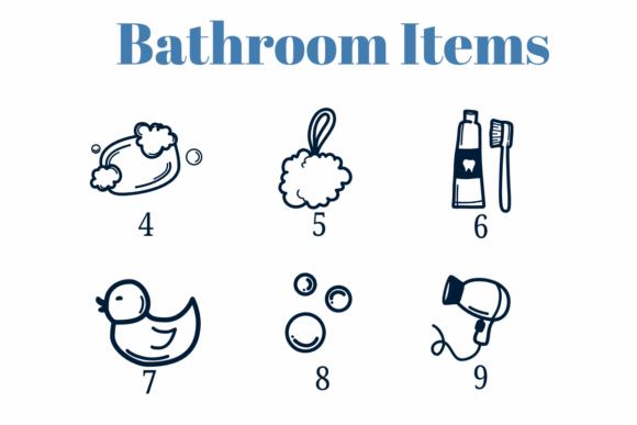 Bathroom Items Font - Preview 3