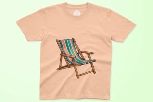 Beach Relaxation Chair Summer Clipart Graphic by designcrafts ...
