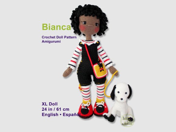 Bianca and Beau XLarge Crochet Doll