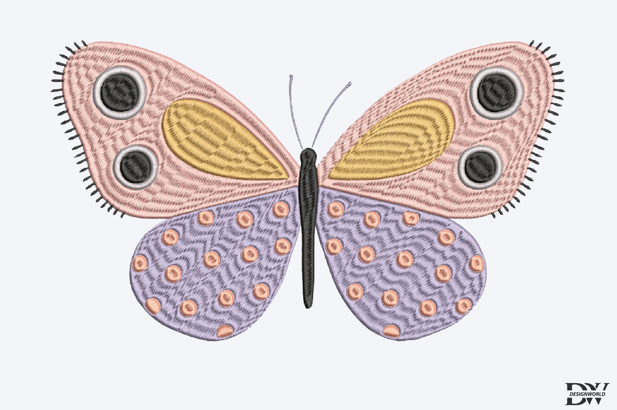 Butterfly Embroidery Design