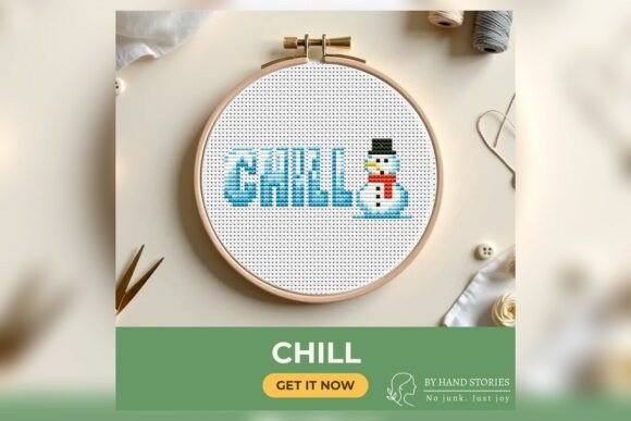 Chill Cross Stitch Pattern PDF