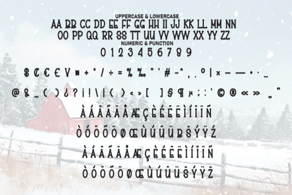 Christmas Farmhouse Font - Preview 6