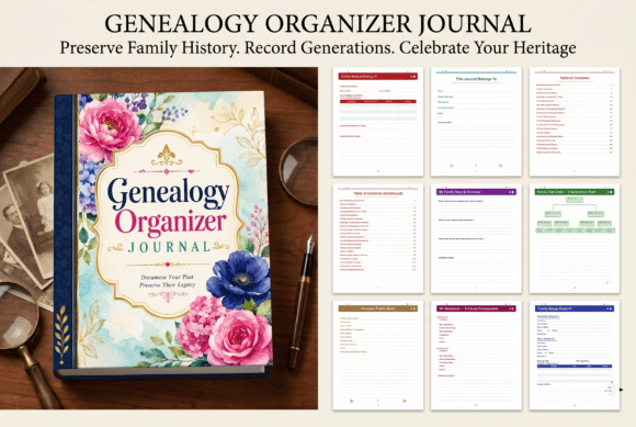 Genealogy Organizer Journal