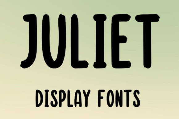 Juliet Display Font By MOMAT THIRTYONE