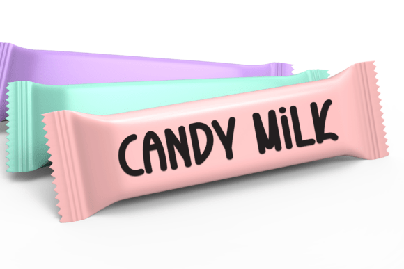 Rainbow Sublimation Font PNG with transparent background - Preview 1