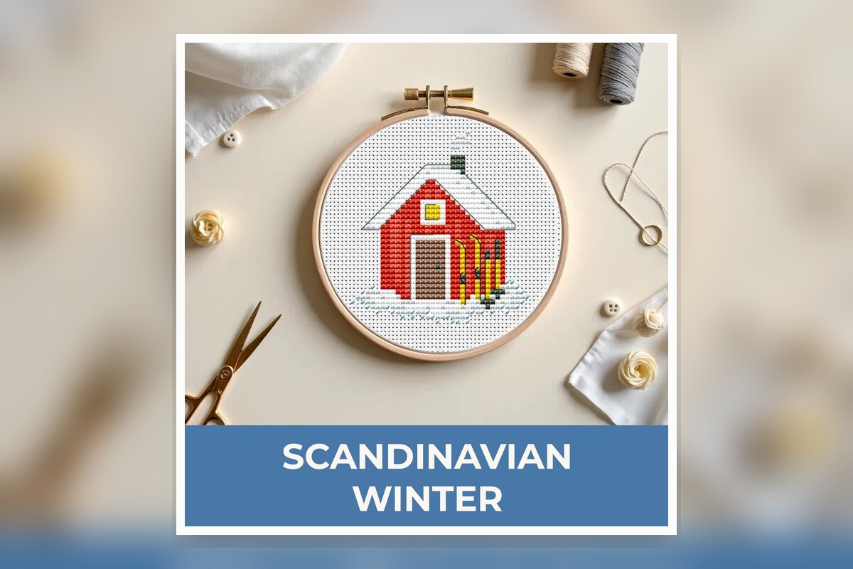 Scandinavian Winter Cross Stitch Pattern