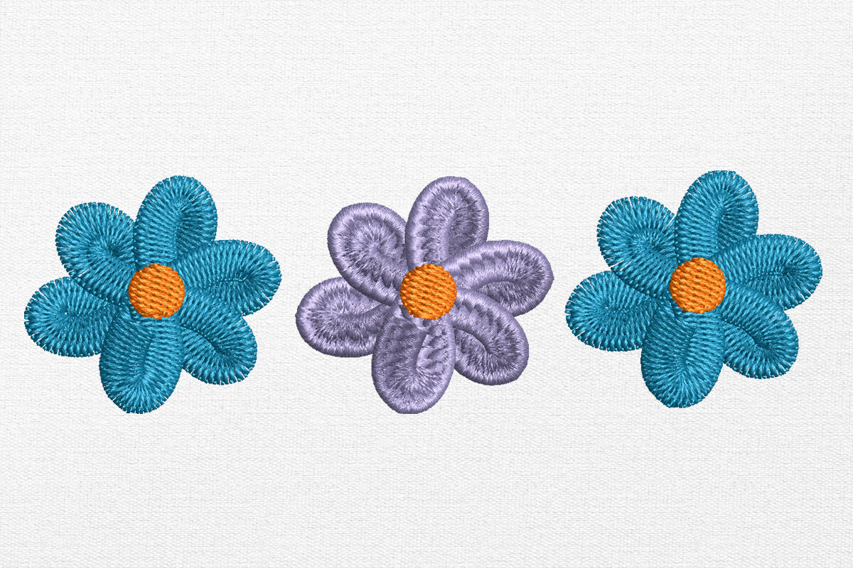 Simple Floral Motif Design