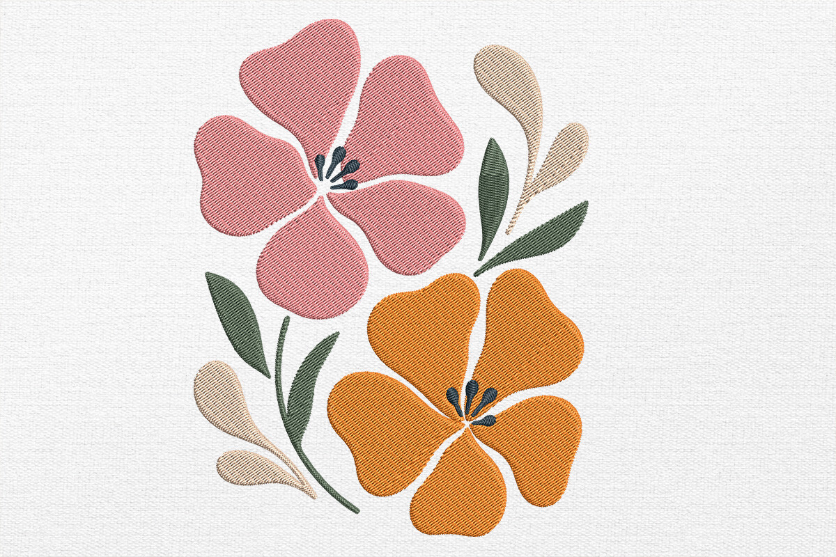 Simple Flower Spray Design