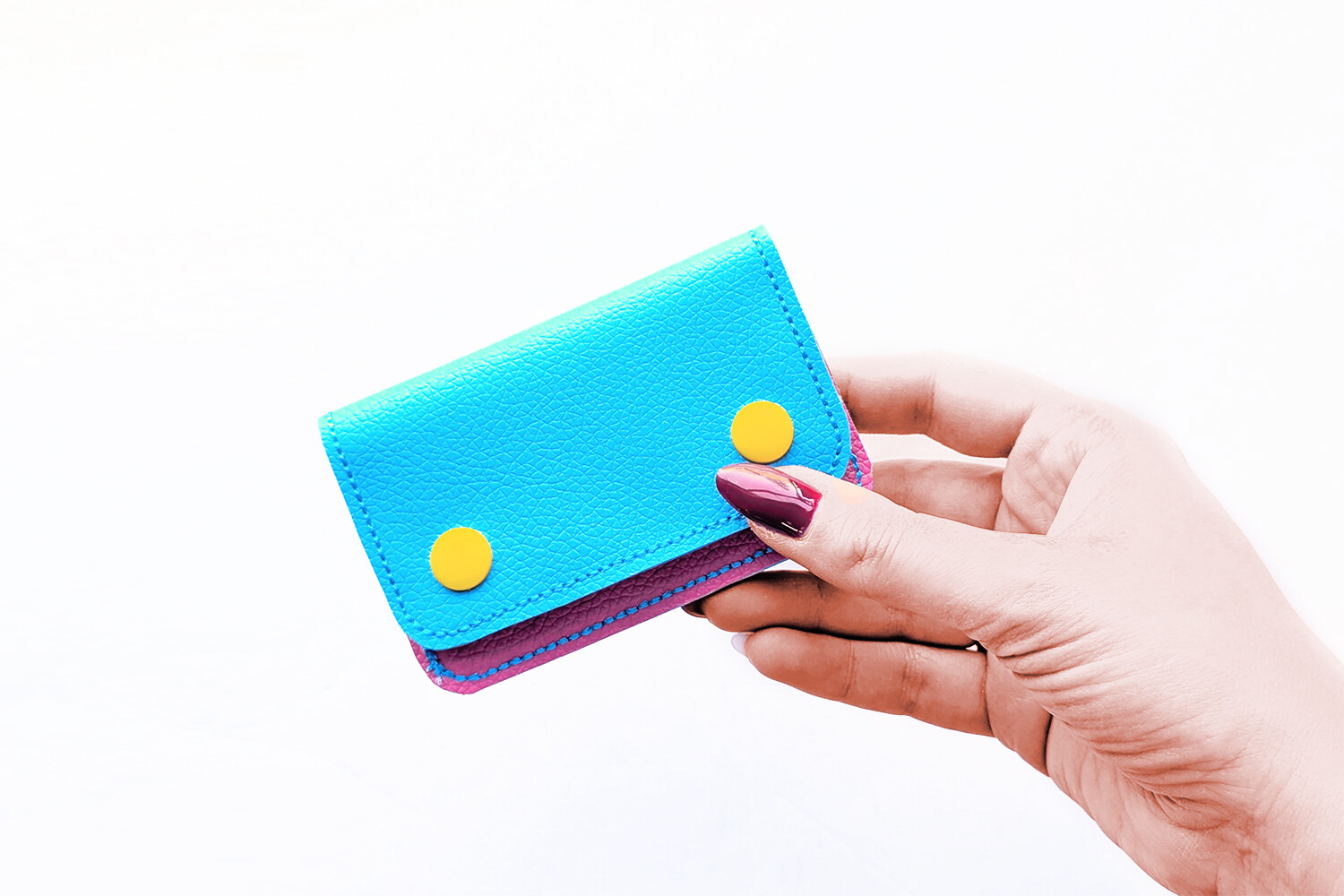 Snap Wallet Card Holder ITH Applique