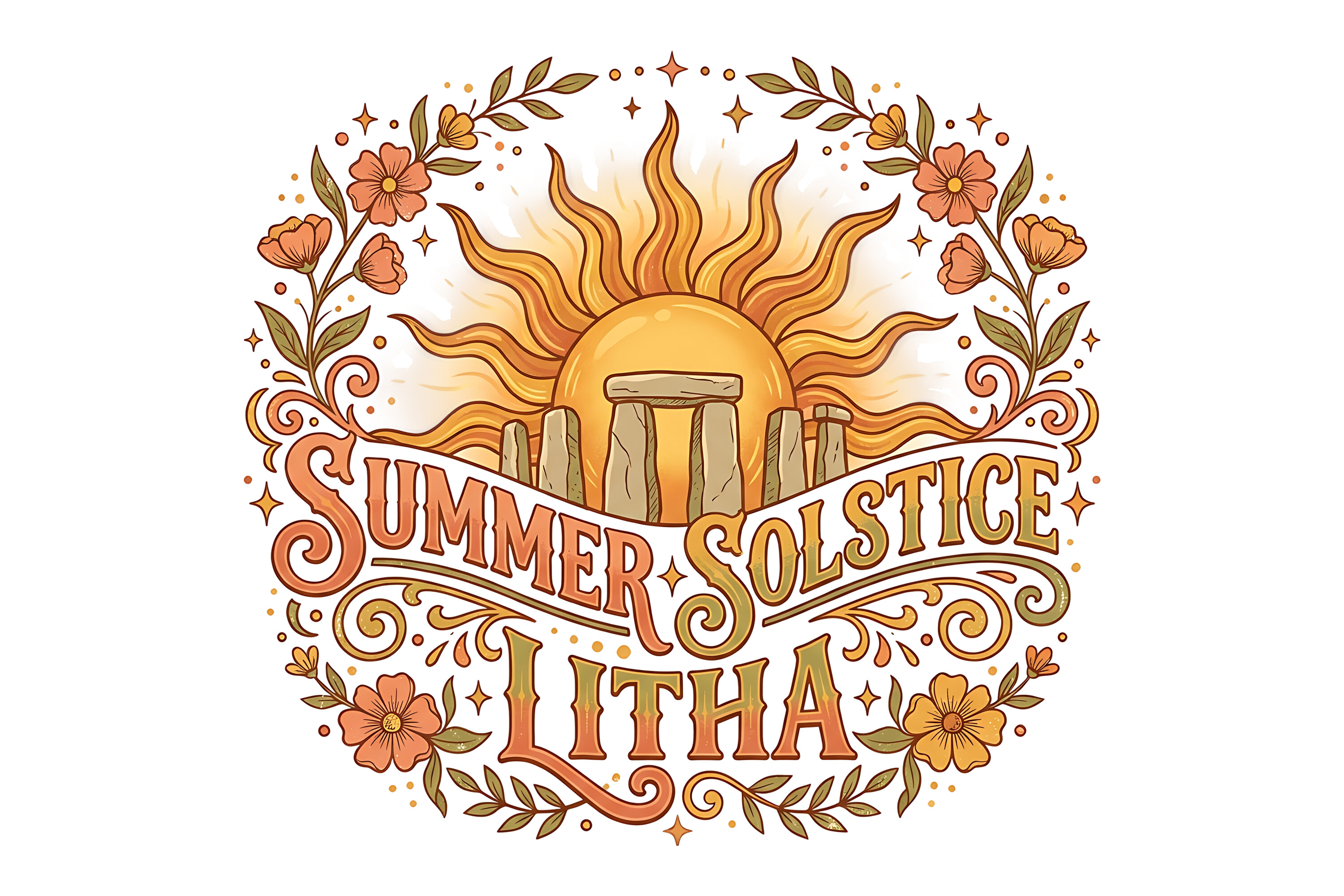 Summer Solstice Litha Sun Art