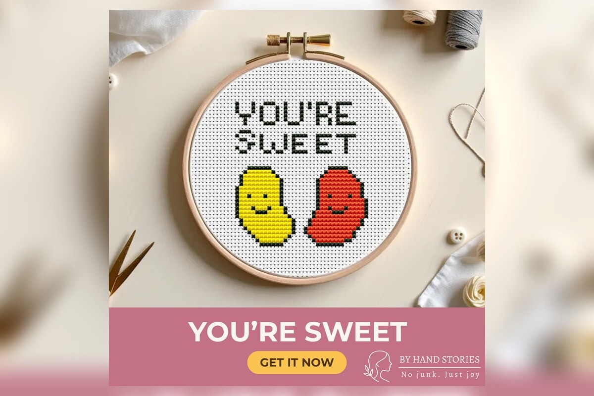 You Re Sweet Cross Stitch Pattern PDF