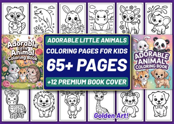 65 Adorable Little Animal Coloring Pages