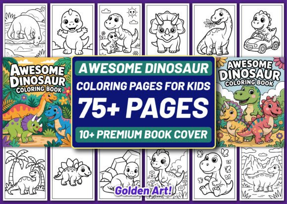 75 Awesome Dinosaur Coloring Pages