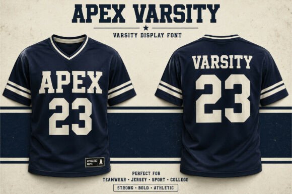 Apex Varsity Font - Preview 1