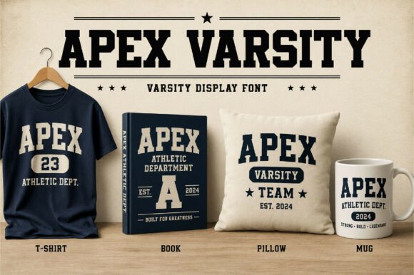 Apex Varsity Font - Preview 2