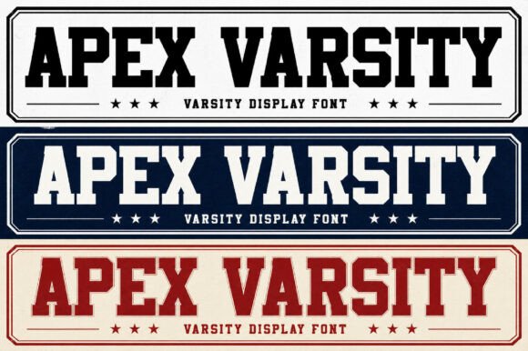 Apex Varsity Font - Preview 3