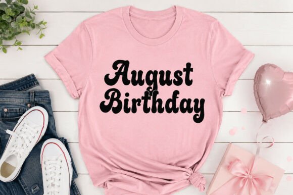 August Birthday Font - Preview 3