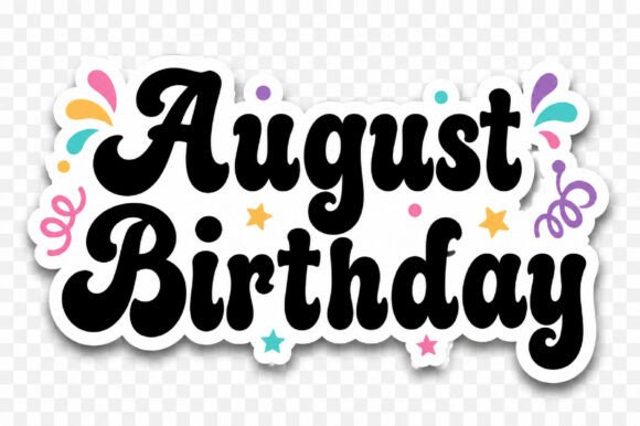 August Birthday Font - Preview 4