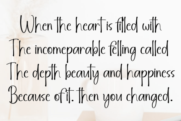 Beautiful Handwritten Font PNG with transparent background - Preview 4