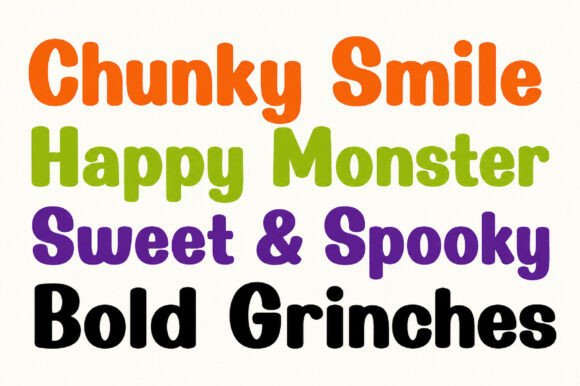 Bold Grinches Font - Preview 4