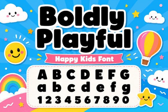 Boldly Playful Font - Preview 3
