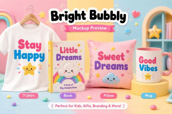 Bright Bubbly Font - Preview 4