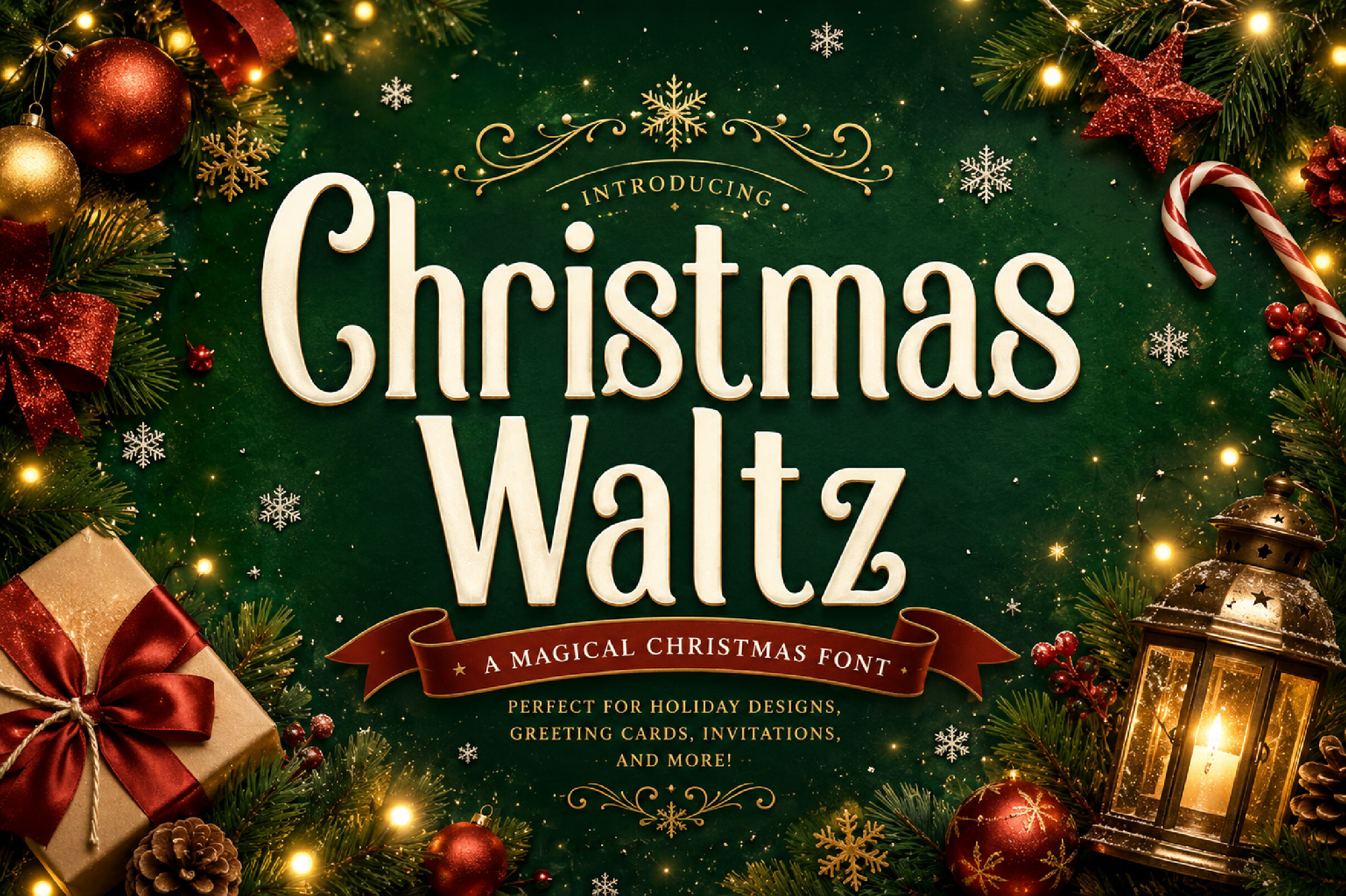 Christmas Waltz Font - photo 1