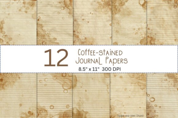 Coffee-Stained Journal Papers