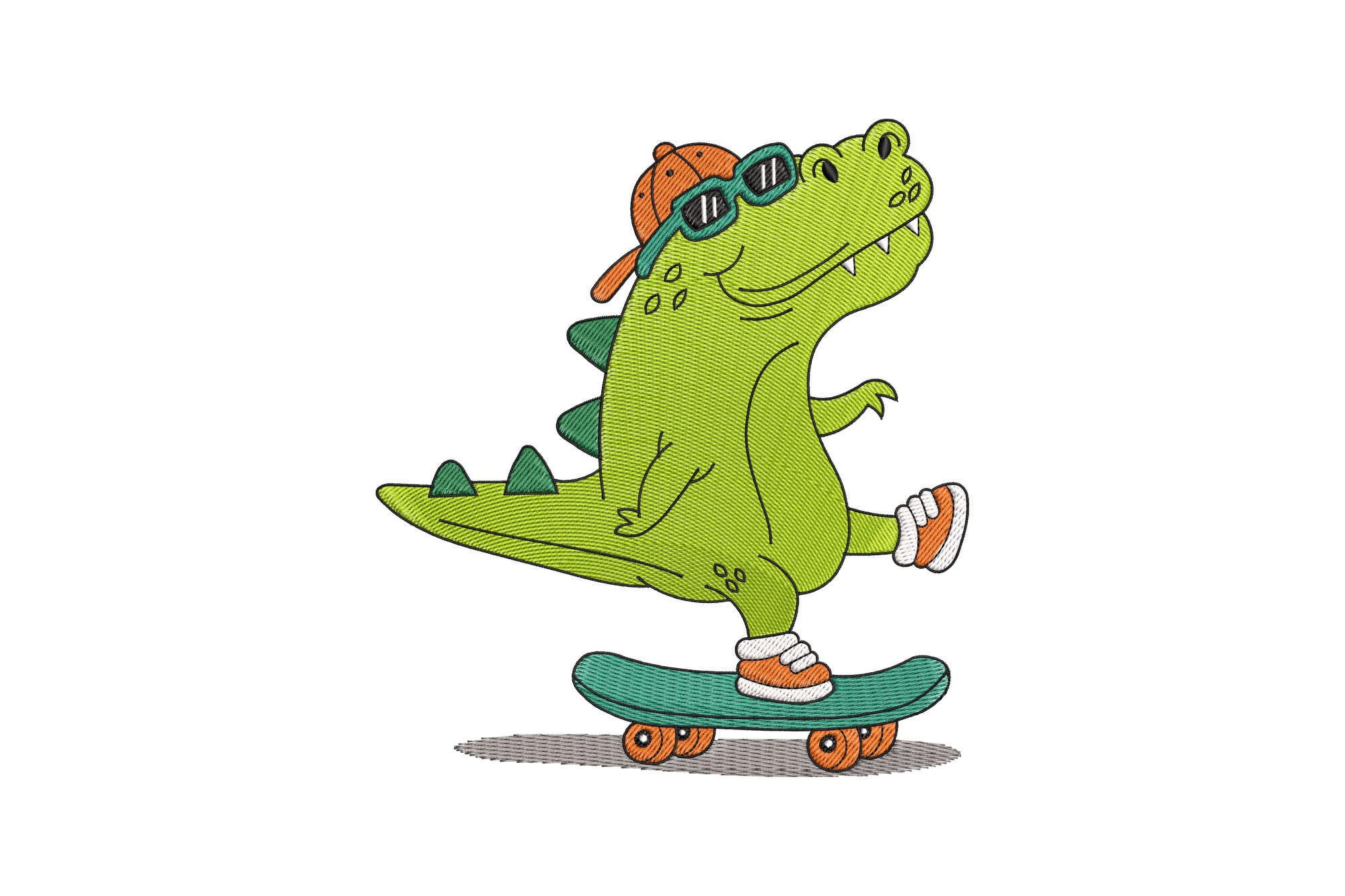 Crocodile Skateboarder