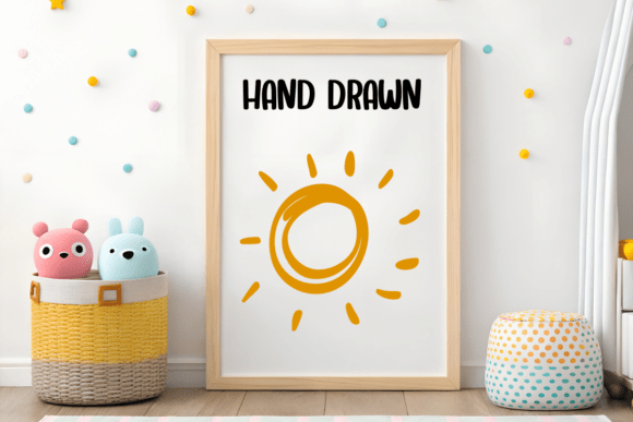 Cute Doodle Elements Font - Preview 4