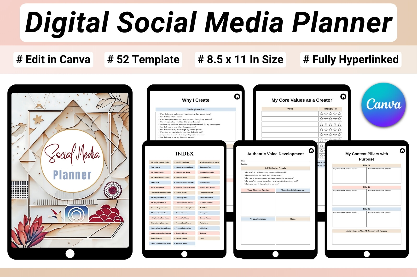 π± Digital Social Media Planner