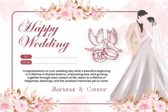 Dove Wedding Monogram Font - Preview 2